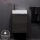 Sink base cabinet 40 cm anthracite with black faucet