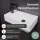Sink base cabinet 40 cm anthracite with black faucet