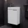Waschbeckenunterschrank 40cm weiß mit Armatur Chrom