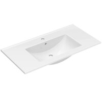 Einsatzwaschbecken  LUX 90 cm weiß hochglanz