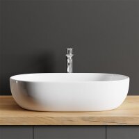 Aufsatzwaschbecken 60 cm weiß hochglanz