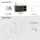 LUX Vanity Cabinet with Shelf, 100 cm, Gold Oak / Anthracite, with White Countertop Sink