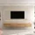 Mueble para TV WEST de roble dorado, 280 cm (2 x 140 cm)