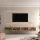 Mueble para TV WEST de roble dorado, 280 cm (2 x 140 cm)