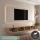 Mueble para TV WEST de roble dorado, 280 cm (2 x 140 cm)