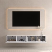 TV Board WEST weiß 200 cm (2 x 100 cm)