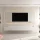 Mueble para televisión WEST blanco, 280 cm (2 x 140 cm)