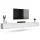 Mueble para televisión WEST blanco, 280 cm (2 x 140 cm)
