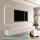 Mueble para televisión WEST blanco, 280 cm (2 x 140 cm)