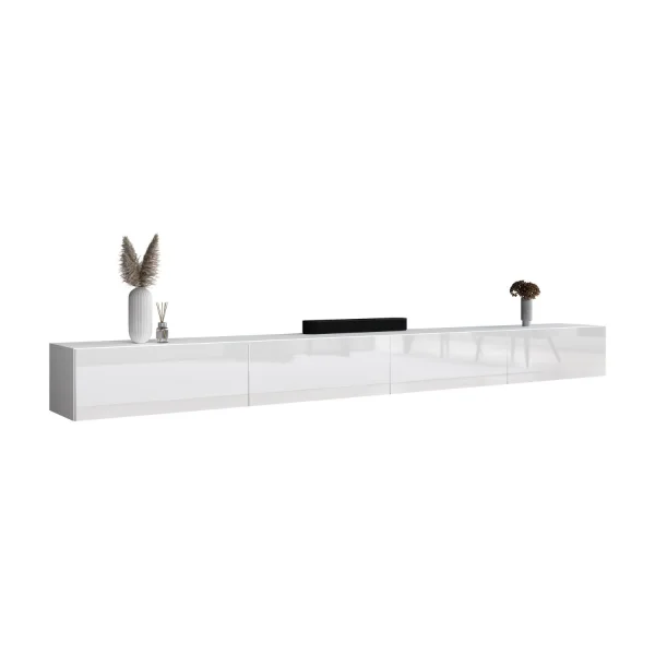 TV Cabinet WEST, White, 320 cm (2 x 160 cm)