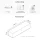 TV Cabinet WEST, White, 320 cm (2 x 160 cm)
