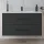 Unterschrank mit Waschbecken LUX 70cm / 90cm Gold Eiche/Anthrazit