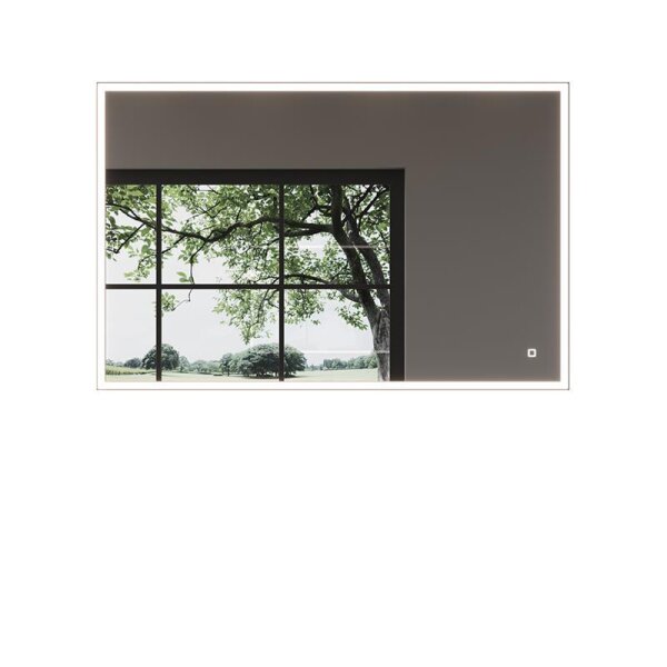 Mirror with LED lighting