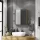 LED bathroom light mirror lamp neutral white light - 30 cm, chrome