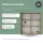Spiegelschrank Merkur, artizan eiche, 60 cm, mit LED-Leuchte in chrom