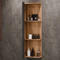 LUX Side Cabinet 40 cm Gold Oak / Anthracite
