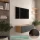 TV Board WEST 100 cm Gold Eiche/Anthrazit