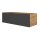 TV Board WEST 100 cm Gold Eiche/Anthrazit