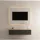 TV Board WEST Gold Eiche / Anthrazit 140 cm
