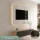 TV Board WEST Gold Eiche / Anthrazit 140 cm