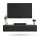 TV Board WEST Gold Eiche / Anthrazit 160 cm