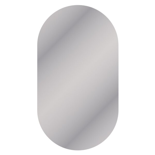Spiegel oval – 50×90 cm, rahmenlos & ohne LED