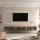 Mueble para TV WEST en roble dorado / antracita, 300 cm (3 x 100 cm)