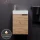 Waschbeckenunterschrank 40cm Gold Eiche mit Armatur Chrom