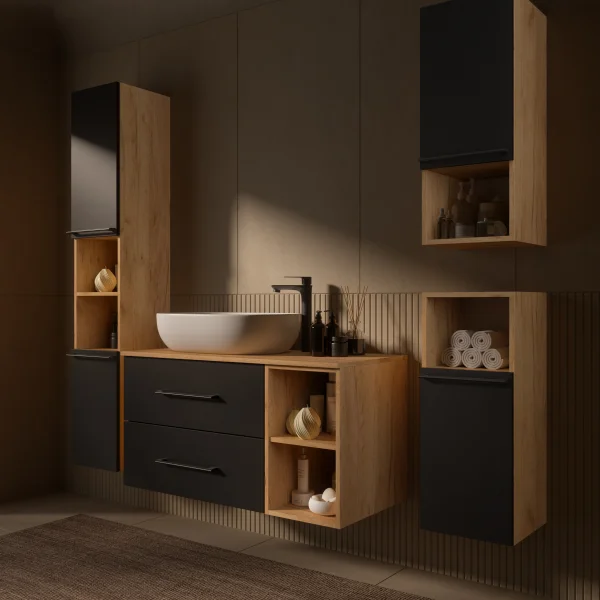 Badmöbel Komplettset LUX 100 cm