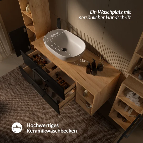 Badmöbel Komplettset LUX 120 cm