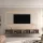 Mueble para TV WEST, roble dorado / antracita, 280 cm (2 x 140 cm)