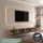 Mueble para TV WEST, roble dorado / antracita, 280 cm (2 x 140 cm)
