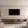 TV Stand WEST Gold Oak / Anthracite 320 cm (2 x 160 cm)