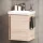 Sink base cabinet 50 cm Sonoma oak with chrome faucet