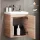Sink base cabinet 50 cm Sonoma oak with chrome faucet