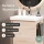 Sink base cabinet 50 cm Sonoma oak with chrome faucet