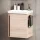 Sink base cabinet 50 cm Sonoma oak with black faucet