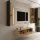TV Wohnwand (3-teilig) aus 1x TV Board und 2x Seitenschrank, 160 cm Gold Eiche