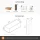 Planetmöbel TV Lowboard Set – 200 cm Gold Oak, wall-mounted with 2 side cabinets