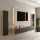 TV Wohnwand – 200 cm Gold Eiche/Anthrazit