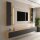 TV living wall (4-piece) consisting of 2x TV boards and 2x side cabinets, 280 cm gold oak / anthracite