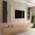TV Wall Unit Set – 320 cm Gold Oak/Anthracite