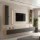 TV-Wohnwand WEST – 320 cm Gold Eiche/Anthrazit