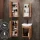 45-cm vanity cabinet with mirror cabinet and 2x 32-cm midi cabinets in Gold Oak