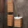 Waschtischunterschrank 45 cm mit 2x Midischrank 32 cm (Gold Eiche)