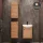 Waschtischunterschrank 45 cm mit 2x Midischrank 32 cm (Gold Eiche)