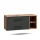 LUX 100 cm Vanity Cabinet, Gold Oak/Anthracite, WITHOUT Sink