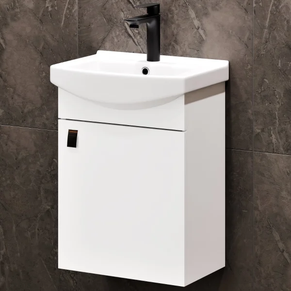 Unterschrank inkl. Waschbecken 45cm mit Armatur