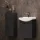 Waschtischunterschrank 45 cm mit Midischrank 32 cm