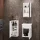 Waschtischunterschrank 45 cm mit Spiegelschrank und Midischrank 32 cm